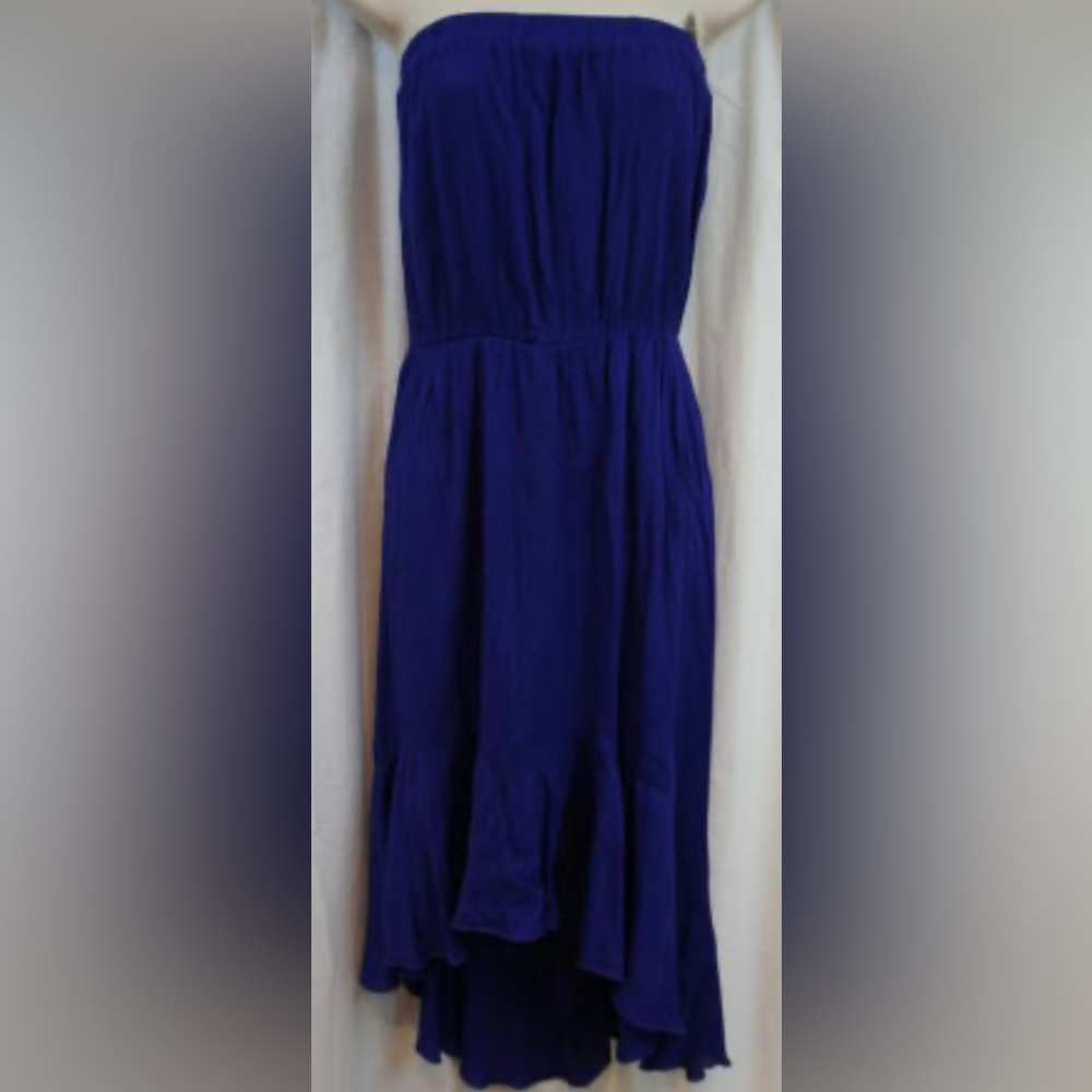 Women’s Small Coco Bianco Strapless Swim Cover Up Dress Violet NWT